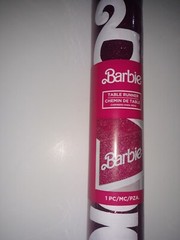 Barbie Table Runner Birthday Party 13×72 Glitter Table Decoration Mattel NEW