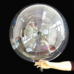 Bobo Balloons 25 Packs 24″ Helium Style Transparent Bubble LED Light Up NO LED
