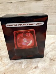 7” Rotating Police Party Light Red Flashing Beacon Novelty New