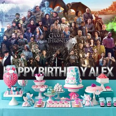 Game of Thrones Personalised Custom Banner Backdrop Party Supplies Birthday Gift