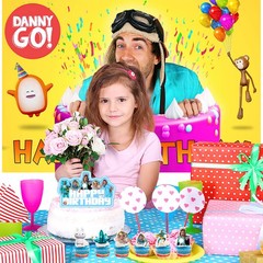Danny Party Supplies Birthday Decor Set Balloons Cake Toppers Banner