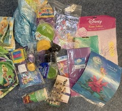 New Disney Fairies Tinkerbell Birthday Party Supplies Tableware & Balloons Decor