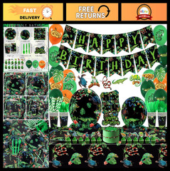 Wildlife Reptile Party Decorations – Lizards, Snakes, Crocodiles Supplies Set, 2