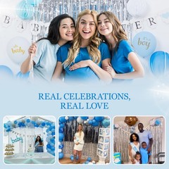 Baby Shower Decorations for Boy – All-in-Inclusive Baby Boy Shower Blue Decor…