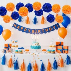 Tissue Paper Pom Poms Hanging Flower Balls Wedding Party Event Decorations