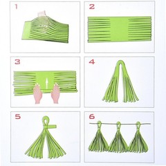 33pcs Party Decorations Supplies Set, Lanterns Tissue Pom Poms Flowers Tassel…