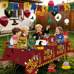 209pcs Wizard Birthday Party Decorations Set, Magic Theme Party Suppliers, Magic