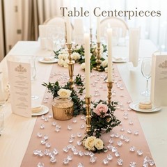 Acrylic Ice Rocks Wedding Decor Centerpieces Fish Tank Props 150 Pieces New