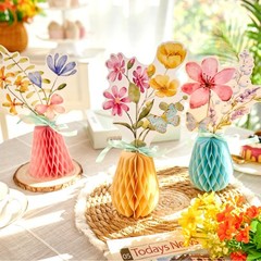 Wildflower Baby Shower Table Decorations Wild Flowers Honeycomb Centerpieces …