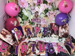 Taylor Swift Inspired Happy Birthday All-In-1 Party Decor Bundle NWOT