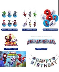 Marvel Spiderman and His Amazing Friends Birthday Party Decoration Boys Balloons