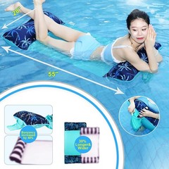 Pool Hammock,Inflatable Water Hammock for Adult, Fabric Mesh Floating up to 3…