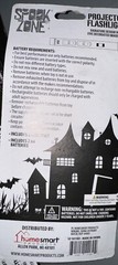 Halloween Projector Flashlight Bat Skull Pumpkin Witch Halloween Flashlight