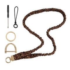 Long Style Keychain Lanyard Wristlet for Keys with Halter Neck Comfort Design