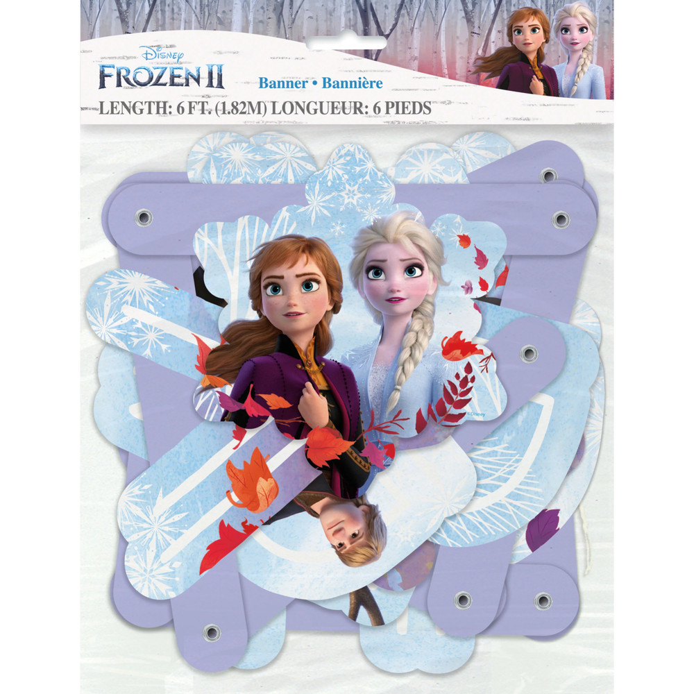 Disney Frozen 2 Happy Birthday Banner 6 Feet Part Decor