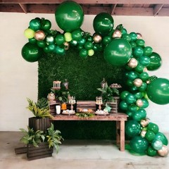 Dark Green Balloons 12 inch, 100 Pack Dark Green Latex Balloons Helium Qualit…