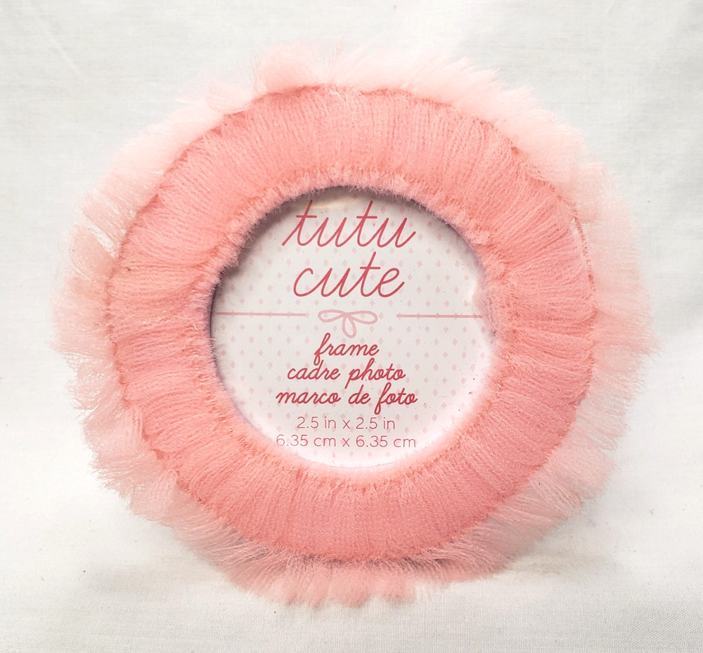 Tutu Cute Tulle Photo Picture Frame Baby Shower Decor Party Favors Lot of 7