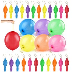 30pcs Punch Balloons for , Thickened Neon Punching Balloon, Large Heavy Duty …