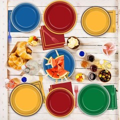 96Pcs Magical Wizard School Party Plates & Napkins for 24 Guests – Colorful Set