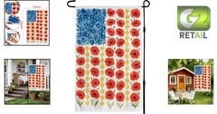 Double-Sided Patriotic Garden Flag – 250th Anniversary Celebration – 12×18 Inch