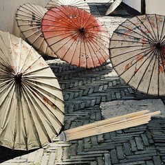 Luxshiny Umbrella Frame Replacement 32.28In Folding Oil Paper Umbrella Stand …
