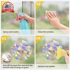 Window Decals for Birds Strikes, DELLAN 35 Anti-Collision Bird Deflectors, Sunca