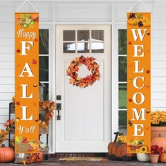 Fall Decor Fall Decorations for Home Happy FALL Welcome Hanging Banner