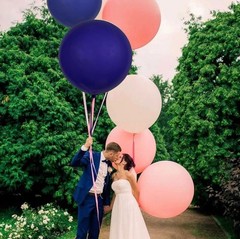 15pcs 24 Inch Balloons Large Assorted Balloons Thick Latex Heavy Duty Balloon…