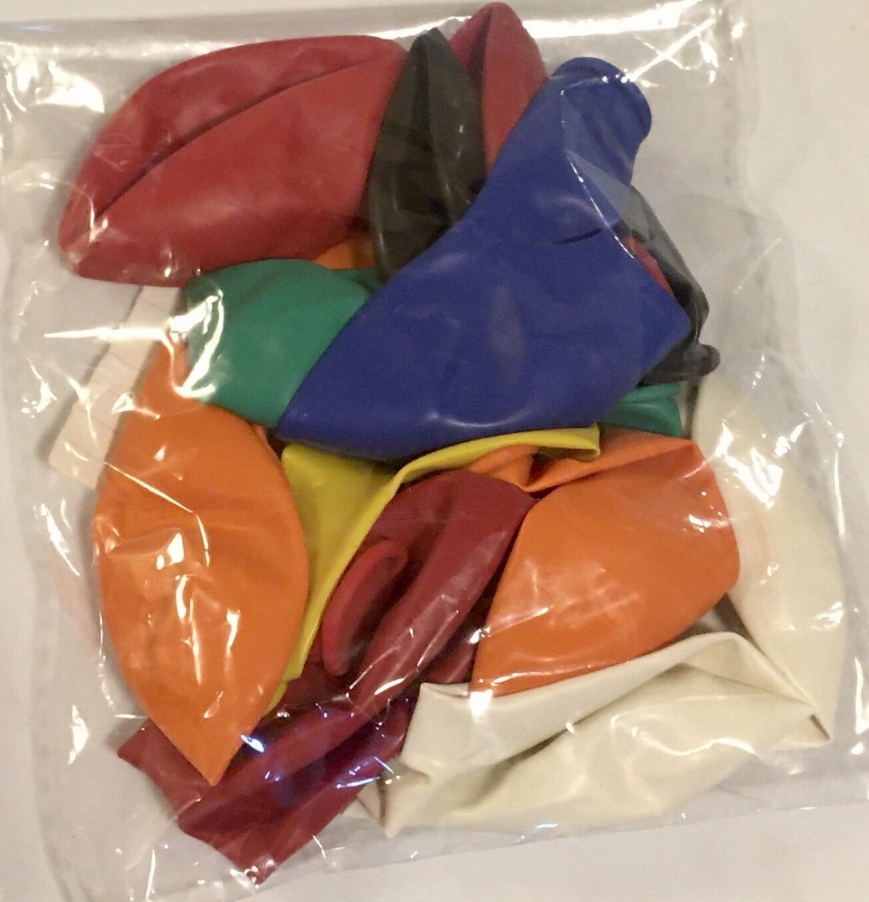 Party Balloons Helium Quality 13 Count 12 inch Assorted Colors