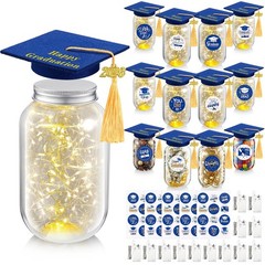 2026 Graduation Table Decorations – 12 Sets Centerpieces with LED Lights, Felt H