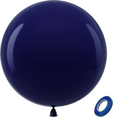 Navy Blue Giant Balloons 36 Inch – 8 Pack Jumbo Blue Large round Dark Blue Latex