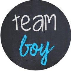 24 Gender Reveal Baby Shower – Team Boy / Team Girl (#3) Guess Boy Or Girl -Grey