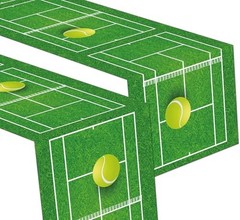 2 Pack Tennis Table Runner Party Supplies Sports Themed Table Cover Birthday