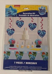 Blue’s Clues & You 7 Piece Decoration Kit NEW Birthday Party Supplies