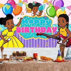 Gracie’s Corner Birthday Party Decoration Backdrop Photo Background Banner 5x3ft
