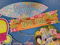 Tropical Summer Party Decorations Tiki Bar Beach Luau Pineapple Surfboard Decor