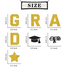 Graduation Hanging Swirl Decorations – 34 Pcs Congrats Grad Party Supplies – Con