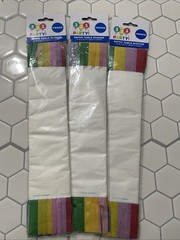 (3) Colorful Fringe Paper Runner Multicolor Birthday Party Decorations Supplies