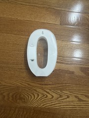 ONE DECORATIVE LED LIGHT UP NUMBER 6 PLASTIC MARQUEE WHITE NEW