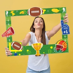 Game Photo Frame Party Supplies Decoration Large Size Football Sport Game Theme