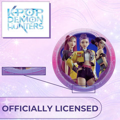 Unique 16 Pack KPop Demon Hunters Dessert Sized Plates and Napkins – 16 Cake Pla