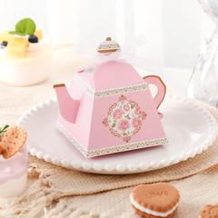 50 Pcs Spring Tea Party Favor Boxes Tea Party Decorations Vintage Floral Teapot