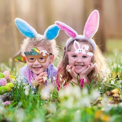 12 Pcs Felt Easter Glasses Easter Egg Glasses Frame Bulk Bunny Eyeglasses Pla…