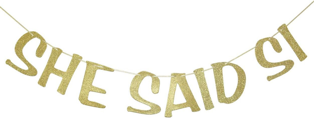 She Said Si Banner Bachelorette Sign Mexico Bachelorette Party She Said Yes Garl