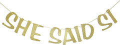 She Said Si Banner Bachelorette Sign Mexico Bachelorette Party She Said Yes Garl