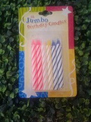 12 Jumbo Birthday Candles
