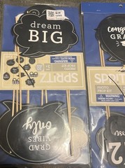 35 PCS Graduation Party Decorations Banners Gift Boxes Photo Prop Kits #1467