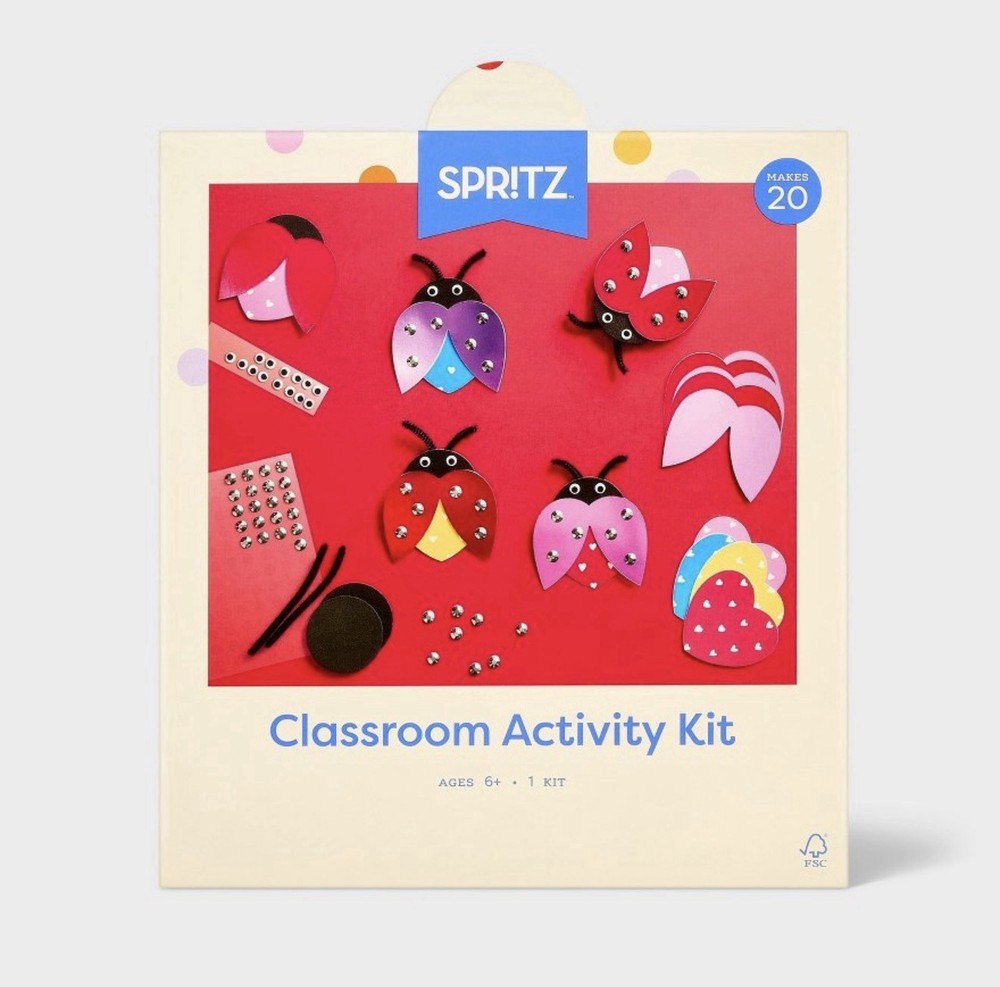 20ct Valentine’s Day Love Bugs Teachers Supplies Classroom Activity Kit – Spritz