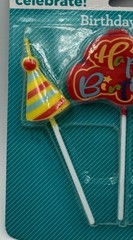Way to Celebrate Birthday Candles 3 Pieces. New
