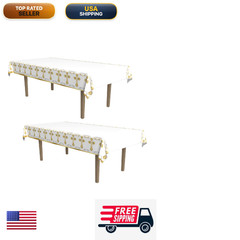Beistle Religious Tablecover 54 X 108 2 Table Cloth First Communion Decorations
